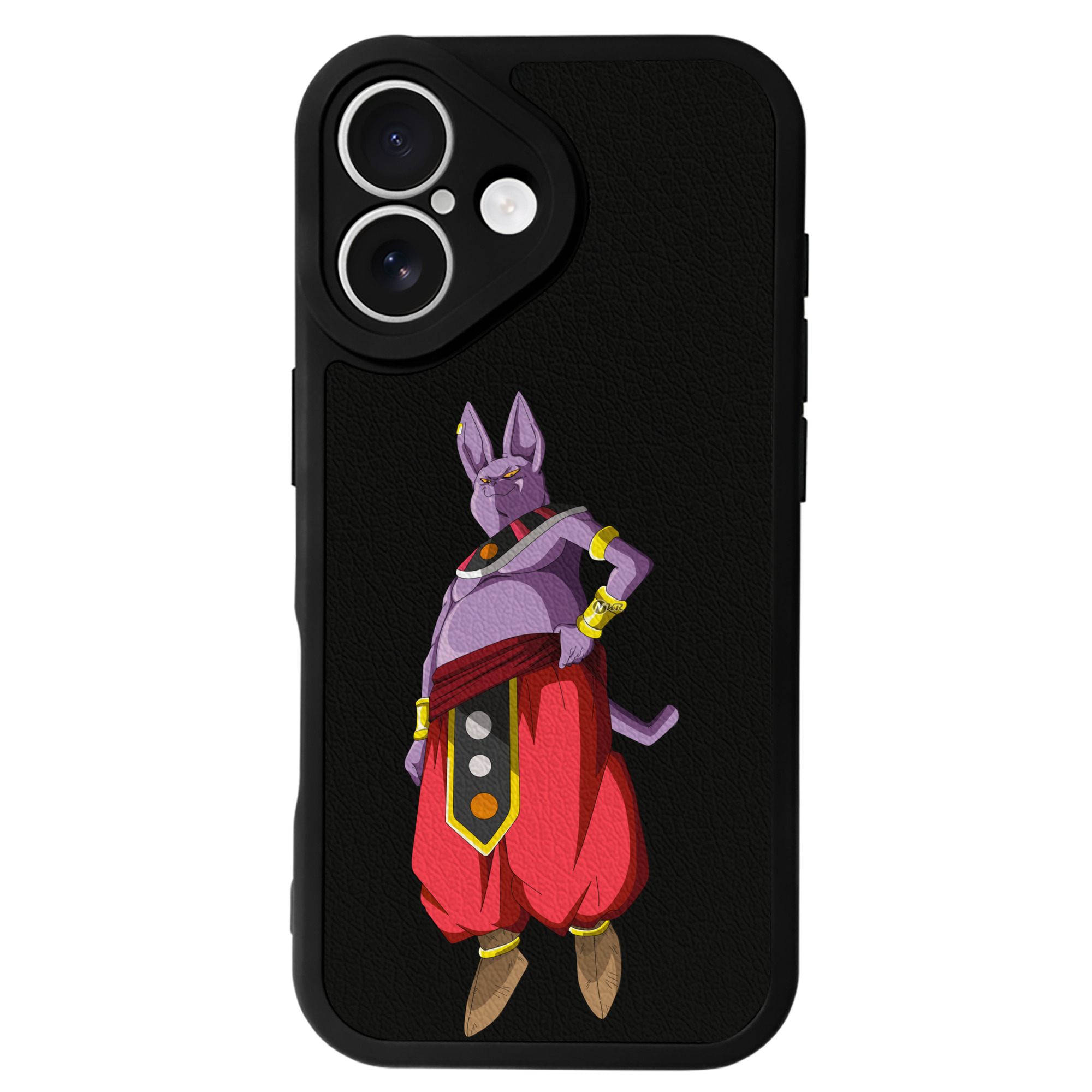 （画像用） ドラゴンボール シャンパ DRAGON BALL Champa 【iPhone 16シリーズ対応】シリコンスマホケース（レザー調） 材質：シリコン